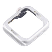 For Apple Watch Series 5 44MM GPS Aluminium Alloy Middle Frame Bezel Plate with Crown Spin Axis Flex Cable(Silver)