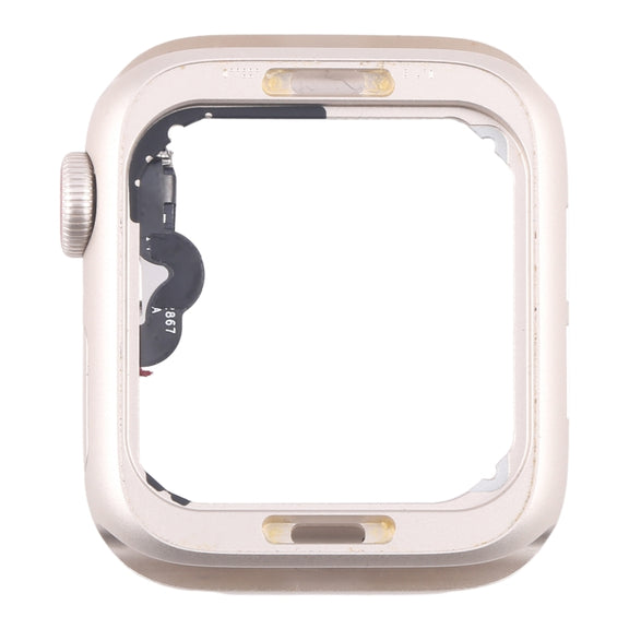 For Apple Watch SE 2022 40MM GPS Aluminium Alloy Middle Frame Bezel Plate with Crown Spin Axis Flex Cable(Starlight)