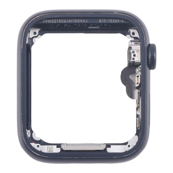 For Apple Watch SE 2022 44MM LTE Aluminium Alloy Middle Frame Bezel Plate with Crown Spin Axis Flex Cable(Midnight)