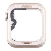 For Apple Watch SE 2022 44MM LTE Aluminium Alloy Middle Frame Bezel Plate with Crown Spin Axis Flex Cable(Starlight)