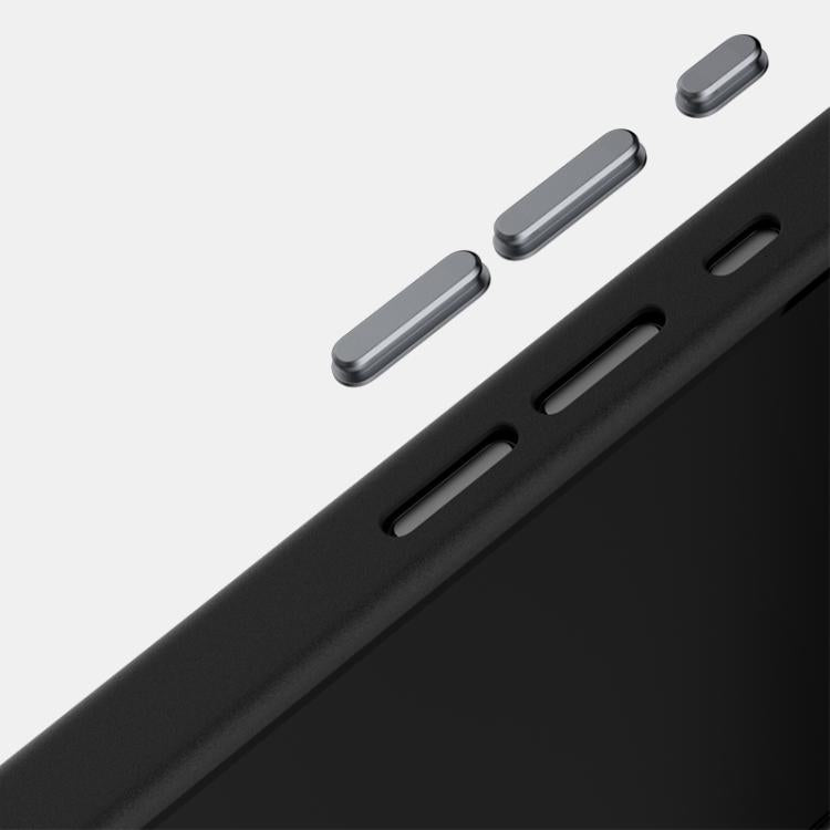 For iPhone 16e ABEEL C Carbon Fiber Series 6D Micro Relief MagSafe Phone Case(Black)