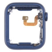 For Apple Watch Series 6 40MM LTE Aluminium Alloy Middle Frame Bezel Plate with Crown Spin Axis Flex Cable(Blue)