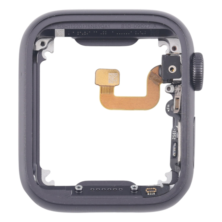 For Apple Watch Series 6 40MM GPS Aluminium Alloy Middle Frame Bezel Plate with Crown Spin Axis Flex Cable(Grey)