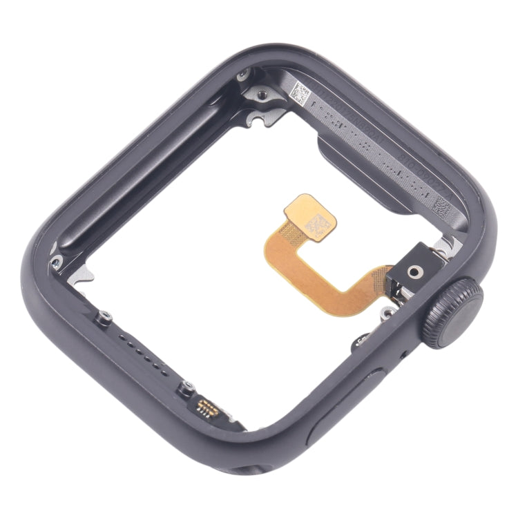 For Apple Watch Series 6 40MM GPS Aluminium Alloy Middle Frame Bezel Plate with Crown Spin Axis Flex Cable(Grey)