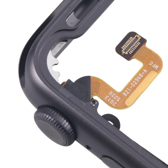 For Apple Watch Series 6 40MM GPS Aluminium Alloy Middle Frame Bezel Plate with Crown Spin Axis Flex Cable(Grey)