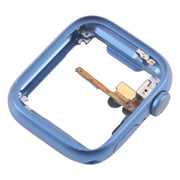 For Apple Watch Series 7 41MM LTE Aluminium Alloy Middle Frame Bezel Plate with Crown Spin Axis Flex Cable(Blue)
