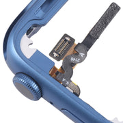 For Apple Watch Series 7 41MM LTE Aluminium Alloy Middle Frame Bezel Plate with Crown Spin Axis Flex Cable(Blue)
