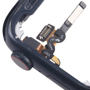 For Apple Watch Series 7 / 8 / 9 41MM LTE Aluminium Alloy Middle Frame Bezel Plate with Crown Spin Axis Flex Cable(Midnight)