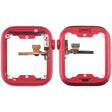 For Apple Watch Series 7 / 8 / 9 41MM LTE Aluminium Alloy Middle Frame Bezel Plate with Crown Spin Axis Flex Cable(Red) - Middle Frame by PMC TechLife | Online Shopping South Africa | PMC TechLife | Buy Now Pay Later Mobicred