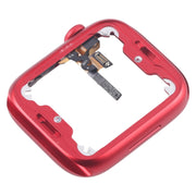 For Apple Watch Series 7 / 8 / 9 41MM LTE Aluminium Alloy Middle Frame Bezel Plate with Crown Spin Axis Flex Cable(Red)