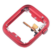For Apple Watch Series 7 / 8 / 9 41MM LTE Aluminium Alloy Middle Frame Bezel Plate with Crown Spin Axis Flex Cable(Red)