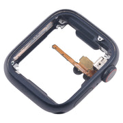For Apple Watch Series 7 / 8 / 9 45MM LTE Aluminium Alloy Middle Frame Bezel Plate with Crown Spin Axis Flex Cable(Midnight)