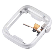 For Apple Watch Series  8 / 9 45MM GPS Aluminium Alloy Middle Frame Bezel Plate with Crown Spin Axis Flex Cable(Silver)