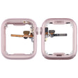 For Apple Watch Series 9 45MM LTE Aluminium Alloy Middle Frame Bezel Plate with Crown Spin Axis Flex Cable(Pink) - Middle Frame by PMC TechLife | Online Shopping South Africa | PMC TechLife | Buy Now Pay Later Mobicred
