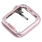 For Apple Watch Series 9 45MM GPS Aluminium Alloy Middle Frame Bezel Plate with Crown Spin Axis Flex Cable(Pink)