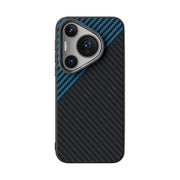 For Huawei Pura 70 Pro / 70 Pro+ ABEEL C Carbon Fiber Series 6D Micro Relief MagSafe Phone Case(Black Blue)