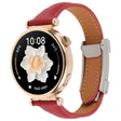 18mm Universal Slim Magnetic Buckle Genuine Leather Watch Band(Red) - free shipping - PMc TechLife - Order now!