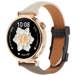 20mm Universal Slim Magnetic Buckle Genuine Leather Watch Band(Dark Brown Light Grey) - 20mm Bands by PMc TechLife | Online Shopping South Africa | PMc TechLife | Buy Now Pay Later Mobicred