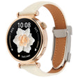 20mm Universal Slim Magnetic Buckle Genuine Leather Watch Band(Beige) - free shipping - PMc TechLife - Order now!
