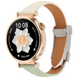 22mm Universal Slim Magnetic Buckle Genuine Leather Watch Band(Green Beige) - free shipping - PMc TechLife - Order now!