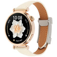 22mm Universal Slim Magnetic Buckle Genuine Leather Watch Band(Plain Weave Beige) - free shipping - PMc TechLife - Order now!