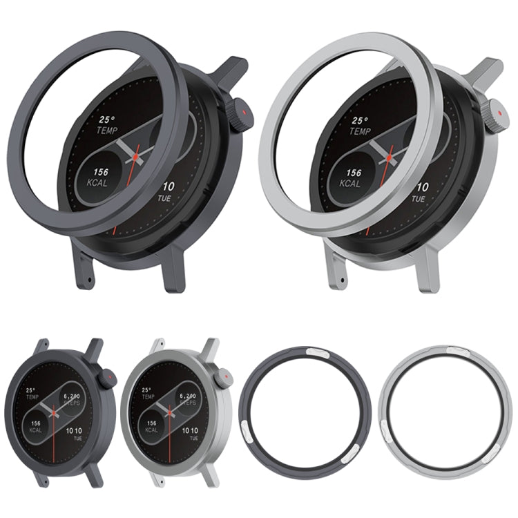 For CMF Watch Pro 2 Smart Watch Metal Bezel Ring Frame Without Words Version(Silver)
