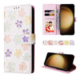 For Samsung Galaxy S25+ 5G Bronzing Painting RFID Leather Phone Case(Bloosoming Flower) - Galaxy S25+ 5G Cases by PMC Jewellery | Online Shopping South Africa | PMC Jewellery | Buy Now Pay Later Mobicred