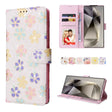 For Samsung Galaxy S25 Ultra 5G Bronzing Painting RFID Leather Phone Case(Bloosoming Flower) - Galaxy S25 Ultra 5G Cases by PMC Jewellery | Online Shopping South Africa | PMC Jewellery | Buy Now Pay Later Mobicred