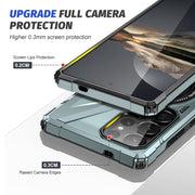 For Samsung Galaxy S25 Ultra 5G MagSafe Magnetic Shockproof Phone Case with Ring Holder(Green)
