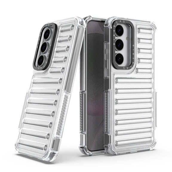 For Samsung Galaxy S25+ 5G High Transparency TPU Hybrid PC Airbag Phone Case(Transparent)