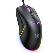 ONIKUMA CW929 RGB 6400DPI Wired Mouse(Black)