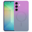For Samsung Galaxy S25 5G Liquid TPU Silicone Gradient MagSafe Phone Case(Purple Grey) - Galaxy S25 5G Cases by PMC TechLife | Online Shopping South Africa | PMC TechLife | Buy Now Pay Later Mobicred