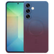 For Samsung Galaxy S25 5G Liquid TPU Silicone Gradient MagSafe Phone Case(Blue Purple) - Galaxy S25 5G Cases by PMC TechLife | Online Shopping South Africa | PMC TechLife | Buy Now Pay Later Mobicred