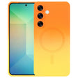 For Samsung Galaxy S25+ 5G Liquid TPU Silicone Gradient MagSafe Phone Case(Orange Yellow) - Galaxy S25+ 5G Cases by PMC TechLife | Online Shopping South Africa | PMC TechLife | Buy Now Pay Later Mobicred