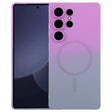 For Samsung Galaxy S25 Ultra 5G Liquid TPU Silicone Gradient MagSafe Phone Case(Purple Grey) - free shipping - PMC TechLife - Order now!