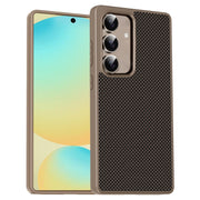 For Samsung Galaxy S25 5G Pita Series TPU + PC Texture Phone Case(Gold)