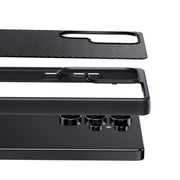 For Samsung Galaxy S25+ 5G Pita Series TPU + PC Texture Phone Case(Black)