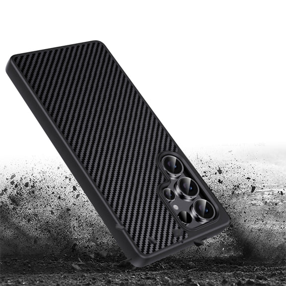 For Samsung Galaxy S25+ 5G Pita Series TPU + PC Texture Phone Case(Gold)