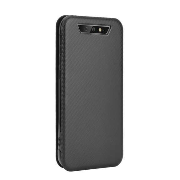 For Blackview BV5500 / BV5500 Pro / BV5500 Plus Carbon Fiber Texture Horizontal Flip TPU + PC + PU Leather Case with Card Slot(Black)