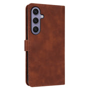 For Samsung Galaxy S25+ 5G AZNS Skin Feel Calf Texture Flip Leather Phone Case(Brown)