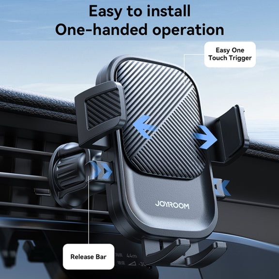 JOYROOM JR-OK6 Car Air Outlet Mechanical Phone Holder(Black)