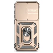 For Samsung Galaxy S25 5G Sliding Camshield Holder Phone Case(Gold)