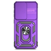 For Samsung Galaxy S25 5G Sliding Camshield Holder Phone Case(Purple)