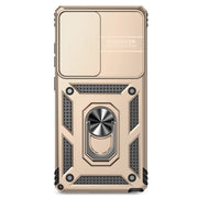 For Samsung Galaxy S25 Ultra 5G Sliding Camshield Holder Phone Case(Gold)