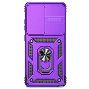 For Samsung Galaxy S25 Ultra 5G Sliding Camshield Holder Phone Case(Purple)