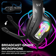 KOTION EACH G4100 Head-mounted Stereo Gaming Earphone with Mic, Black, Length: About 2.1m