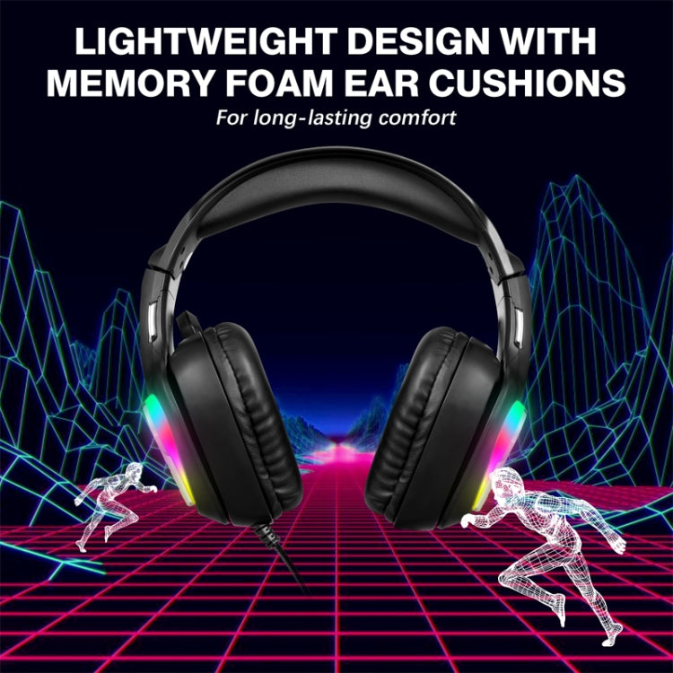 KOTION EACH G4100 Head-mounted Stereo Gaming Earphone with Mic, Black, Length: About 2.1m