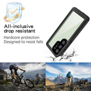 For Samsung Galaxy S25 Ultra 5G RedPepper IP68 Water-resistant Triple-proof Phone Case(Black)