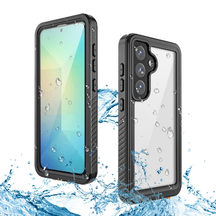For Samsung Galaxy S25 5G RedPepper IP68 Water-resistant Triple-proof Phone Case(Black)