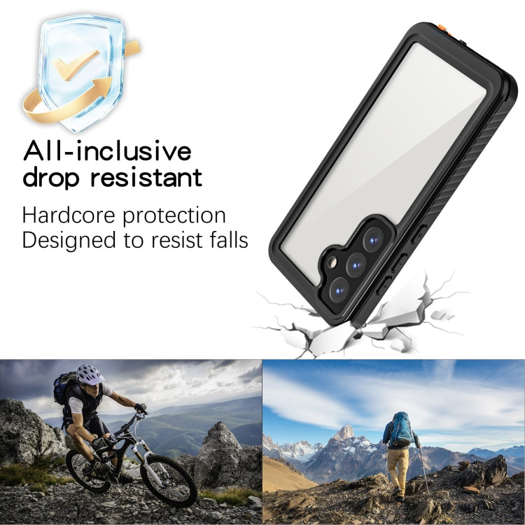 For Samsung Galaxy S25 5G RedPepper IP68 Water-resistant Triple-proof Phone Case(Black)